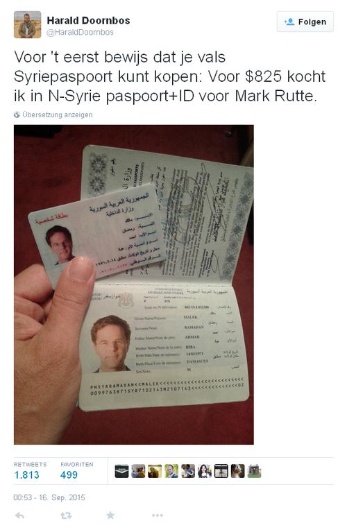 Mark Rutte - Bildquelle: Screenshot-Ausschnitt Twitter